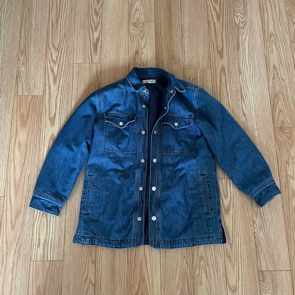 Madewell Quilted-Lining Denim Shirt-Jacket - Picture 4 of 7